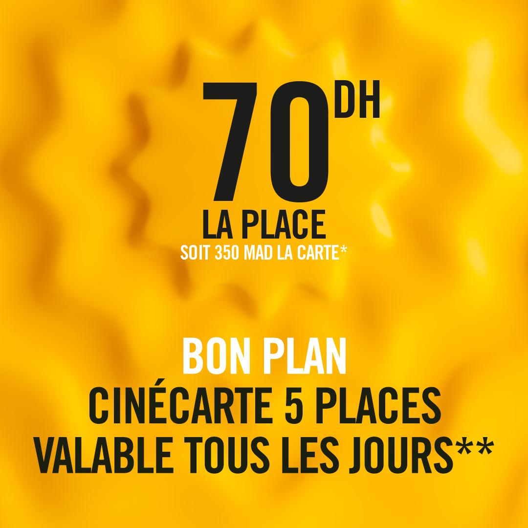 La carte 5 places