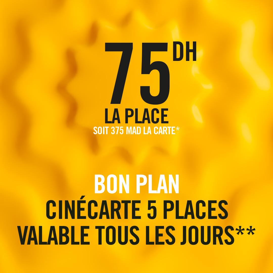 La carte 5 places